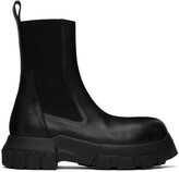 Thumbnail for your product : Rick Owens Black Beatle Bozo Tractor Boots