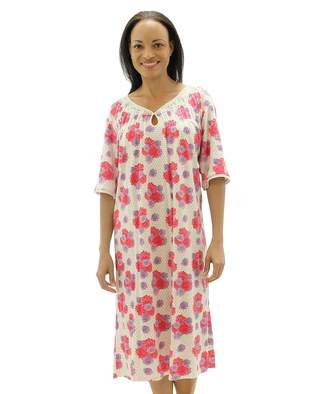 Silverts Disabled Elderly Needs Womens Adaptive Hospital Gowns - Open Back Nightgown