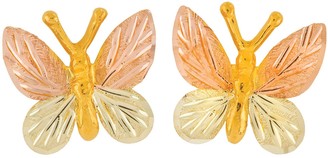 Black Hills Butterfly Earrings, 10K/12K Gold