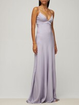 Thumbnail for your product : GIOVANNI BEDIN Silk cady long slip dress