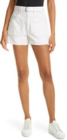 Thumbnail for your product : Club Monaco Belted High Waist Denim Shorts