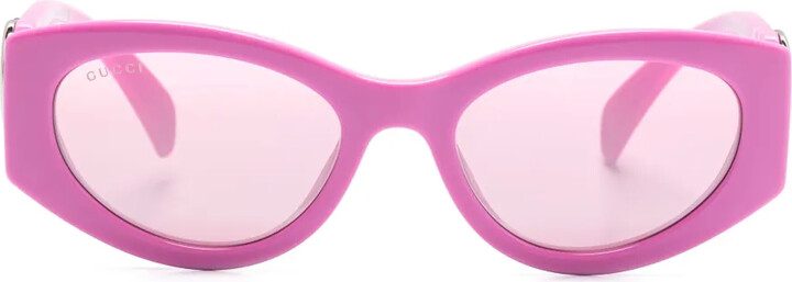 Gucci Eyewear Oval-Frame Sunglasses