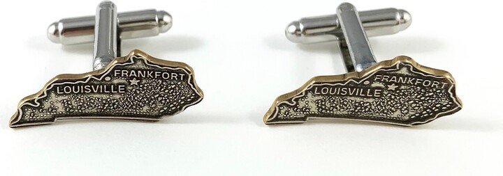 Etsy Kentucky Cufflinks, Map, Man Gift, Louisville, Frankfort, Man, Groom, Wedding