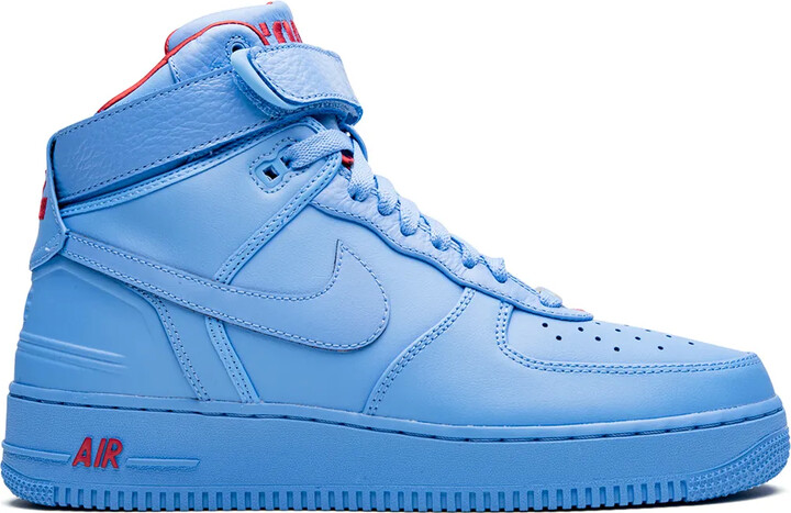 all blue air force 1 lv8 high top