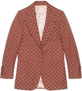 Thumbnail for your product : Gucci GG Supreme print blazer jacket