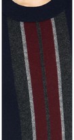 Thumbnail for your product : Vince Regimental Stripe Cashmere Sweater