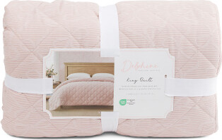 TJMAXX Bow Striped Quilt, Polyester