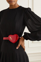 Thumbnail for your product : Saint Laurent Coeur Patent-leather Belt Bag - Red - 90