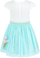 Thumbnail for your product : Monsoon Baby Girls Ice Cream Disco Dress - Aqua