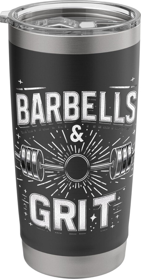 Deadlift Apparel Barbells & Grit ---- Stainless Steel Insulated Tumbler