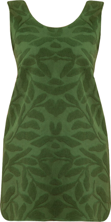 Nur Karaata Green Estelle Beach Dress