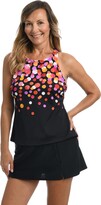 Thumbnail for your product : Maxine Of Hollywood High Neck Crossback Taknini Swimsuit Top