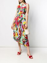 Thumbnail for your product : La DoubleJ Textured Print Asymmetric Dress