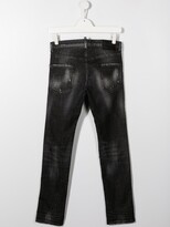 Thumbnail for your product : DSQUARED2 Kids TEEN distressed skinny jeans