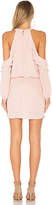 Thumbnail for your product : Krisa Ruffle Shoulder Dress