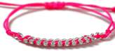 Thumbnail for your product : Evans Pink Mini Adjustable Bracelet