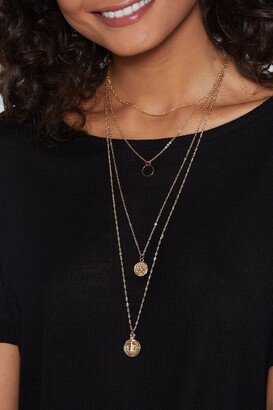 Nasty Gal Womens Dainty Layered Chain Necklace - Metallics - One Size