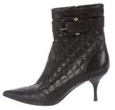 Thumbnail for your product : Burberry Leather Ankle Boots