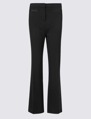 Marks and Spencer Standard Slim Boot-Cut Trousers