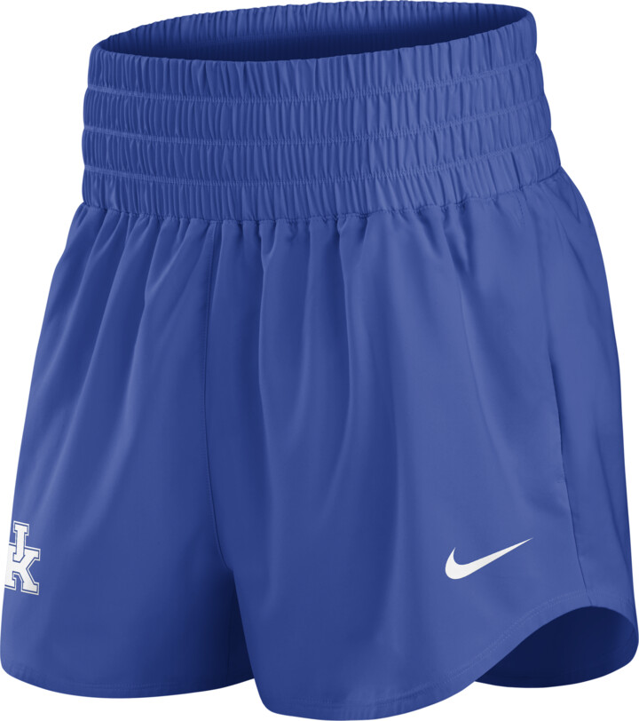 Nike Kentucky Primary Logo One Women's Dri-FIT College Shorts in Blue | 02OW4EVNKY-KBF