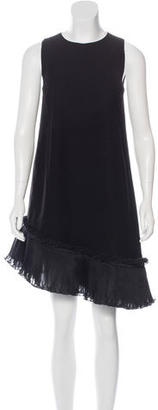 Opening Ceremony Ruffle-Trimmed Shift Dress