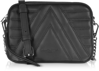 Lancaster Paris Parisienne Matelasse Quilted Leather Shoulder/Belt Bag
