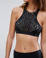 Thumbnail for your product : Seafolly Laser Cut Crop Sports Top
