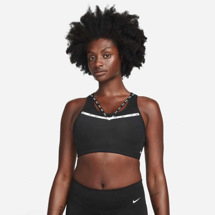 Nike Dri-FIT Swoosh Women's Medium-Support 1-Piece Pad Strappy Sports Bra -  ShopStyle