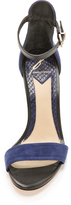 Thumbnail for your product : Brian Atwood Roberta Ankle Strap Wedge Sandals