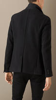 Thumbnail for your product : Burberry Felted Wool Blazer With Removable Warmer