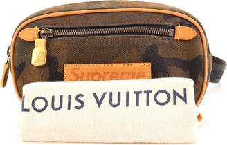 Pre-owned Supreme Louis Vuitton X Bumbag Monogram Camo Pm Camo