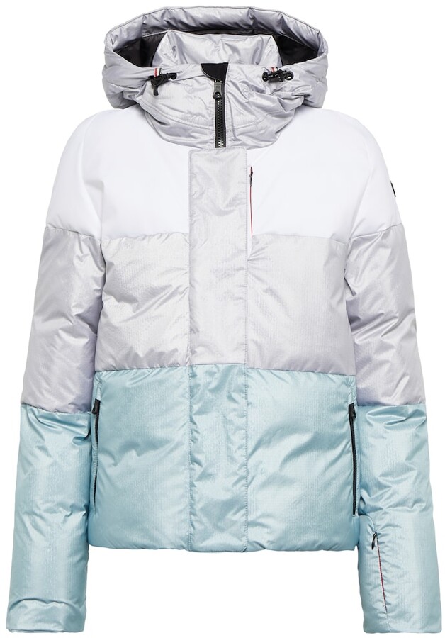 Erin Snow Lolita colorblocked ski jacket