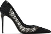 Thumbnail for your product : Dolce & Gabbana Mesh Detail Pointed-Toe Pumps