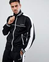 Thumbnail for your product : Diesel two-piece S-Roots side stripe track jacket in black