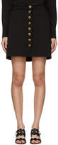 Chloé Black Gold Buttons Miniskirt 