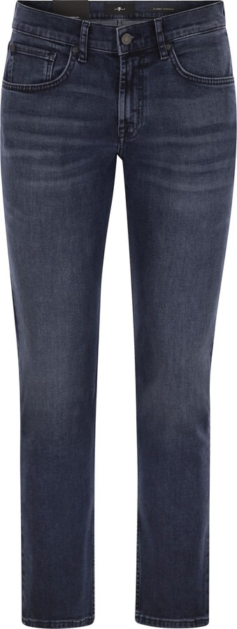 7 For All Mankind Slimmy Tapered - Skinny Medium-waisted Jeans