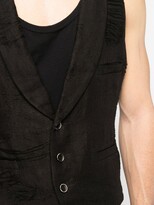 Thumbnail for your product : UMA WANG Button-Up Fitted Waistcoat