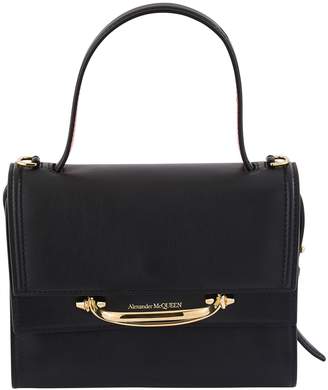 Alexander McQueen Story small bag in leather