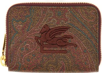 【Etro】Pegaso Card Case Etro Pegaso-plaque cardholder - ShopStyle