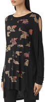 Thumbnail for your product : AllSaints Arosa Aino Floral Print Tunic Tee