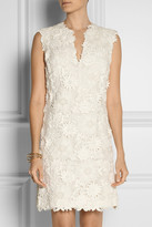 Thumbnail for your product : Tory Burch Merida guipure lace and silk dress