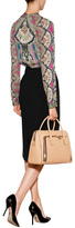 Thumbnail for your product : Anya Hindmarch Leather Maxi Zip Top Handle Tote in Nude