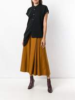 Thumbnail for your product : Chalayan pleated flare trousers