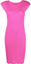 Thumbnail for your product : Pleats Please Issey Miyake Cap-Sleeve Pleated Dress