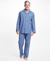 Thumbnail for your product : Brooks Brothers Graph Check Pajamas