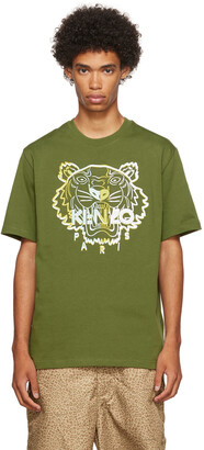 Kenzo Men's Green T-shirts | ShopStyle