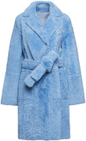Thumbnail for your product : Yves Salomon Reversible belted shearling coat