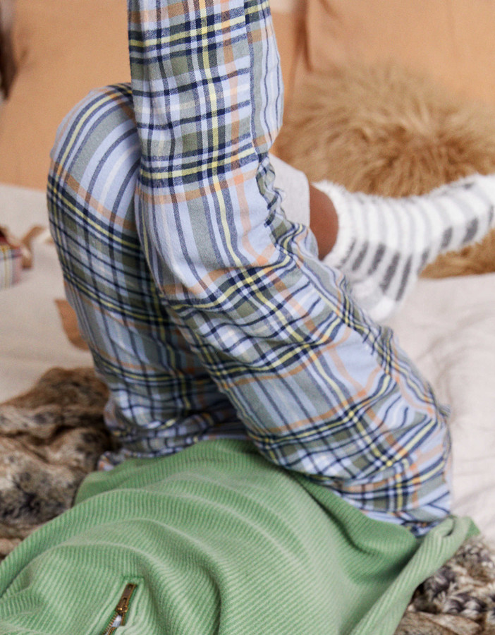 aerie Flannel Pajama Jogger ShopStyle Slippers