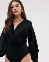 Thumbnail for your product : boohoo Twist Front Bodysuit