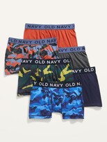 Thumbnail for your product : Old Navy Printed Boxer-Briefs 6-Pack for Boys